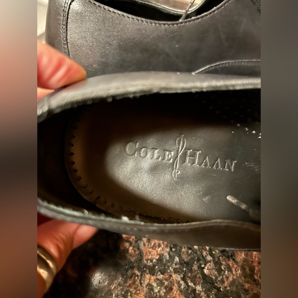 Cole Haan/Nike Air Oxford Black Leather dress shoes retails $198 size 12 - Picture 7 of 12